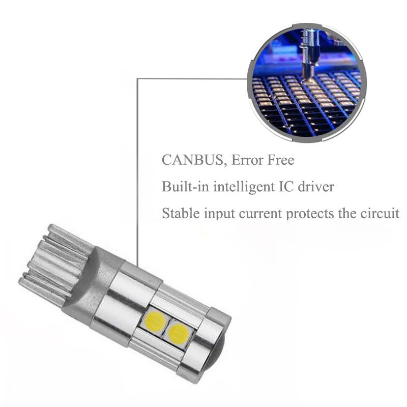 2x W164 T10 W5W светодиодный 3030SMD клиновой светильник боковой без ошибок для Subaru impreza