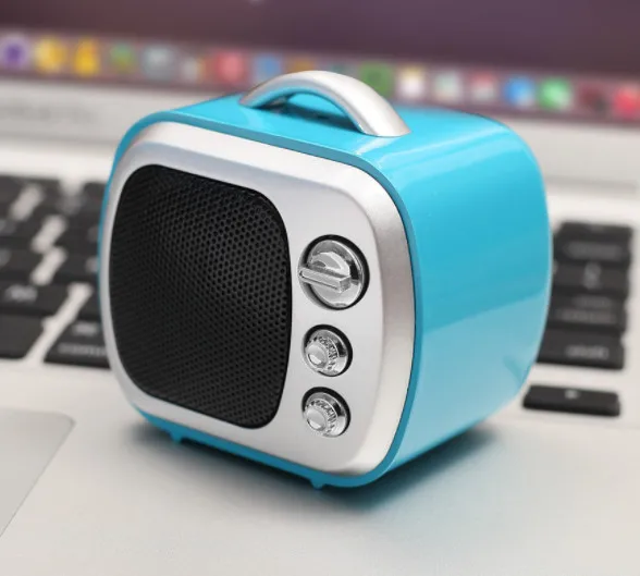 Buy HAAYOT Mini portable classic TV Microwave design bluetooth speaker BT V3.0
