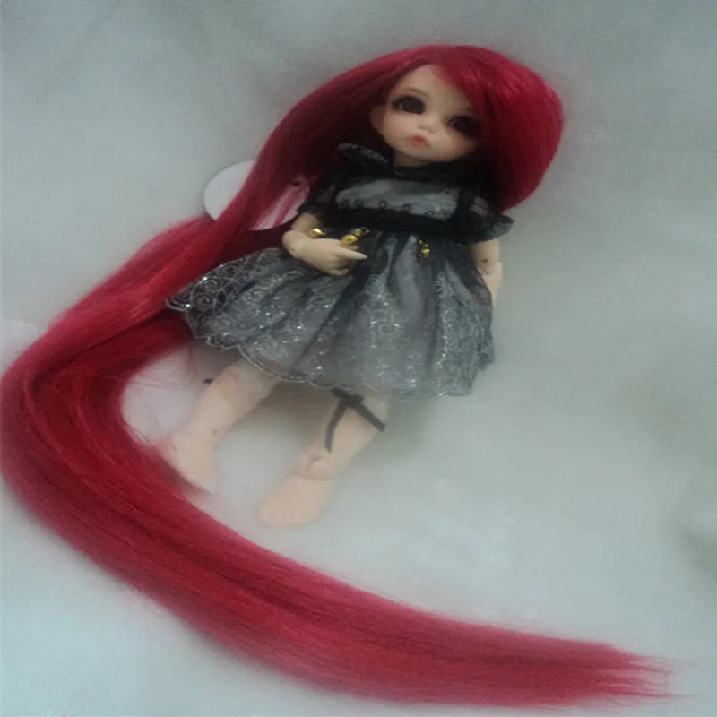 

BJD Wig Long red staight wig