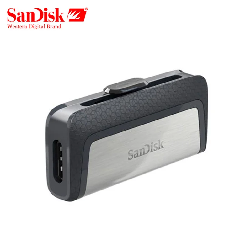Sandisk SDDDC2 флеш-накопитель 32 Гб OTG USB флеш-накопитель 128 Гб 64 Гб type-C USB накопитель с двумя дисками USB 3,1 высокая скорость