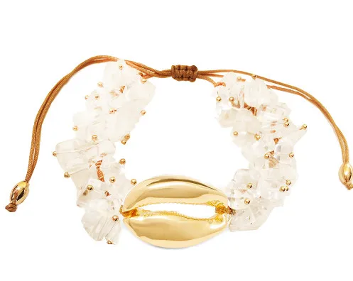 8 Boho pulseira feminina, натуральный большой пука, каури, ракушка, браслет, браслеты для женщин, подарок, бижутерия, богемные браслеты, браслеты - Окраска металла: 8