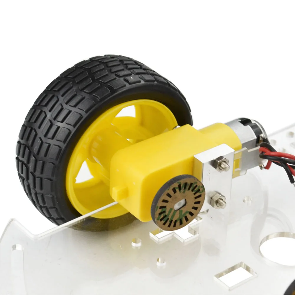Двигатель умный робот шасси автомобиля/Гоночная машина коробка комплект скорость кодер+ батарея коробка для Робот ардуино