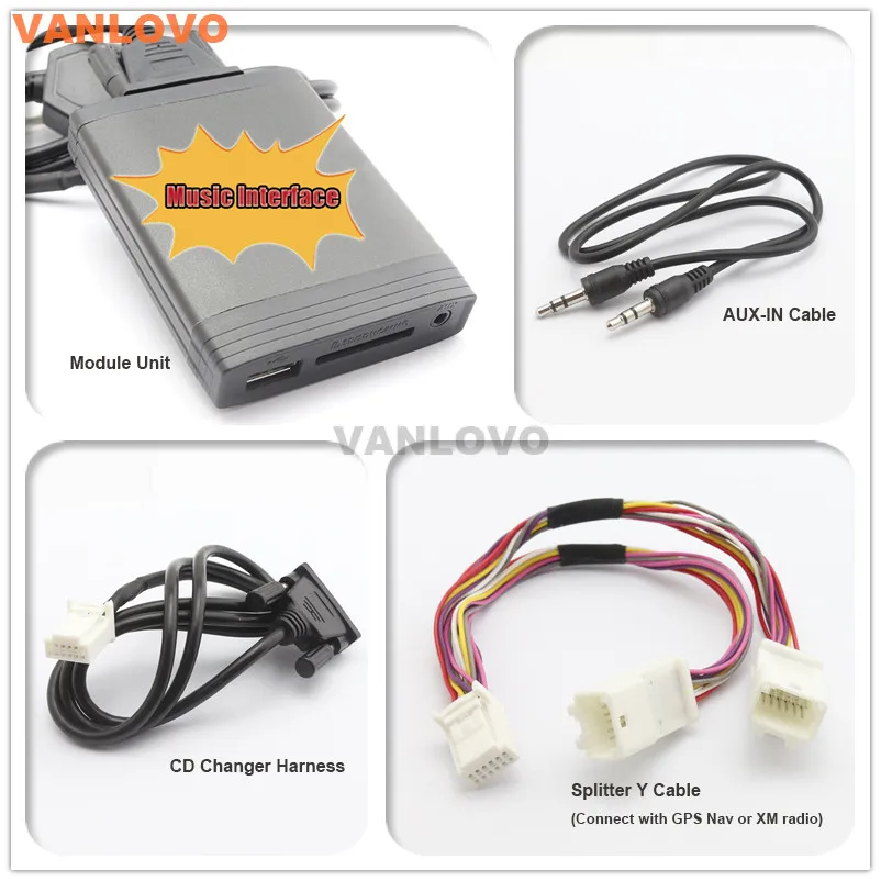 YATOUR цифровой музыкальный Changer USB SD AUX MP3 адаптер сопряжения для Lexus ES IS GS GX LS LX RX SC