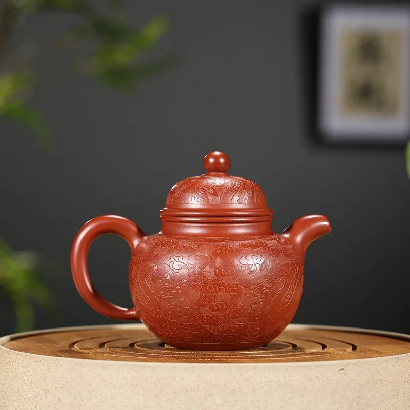 Песчаный горшок сырье ручной работы Mine Dahongpao Longwen Ball Pot новые продукты на рынке Специальная цена Прямая продажа с фабрики