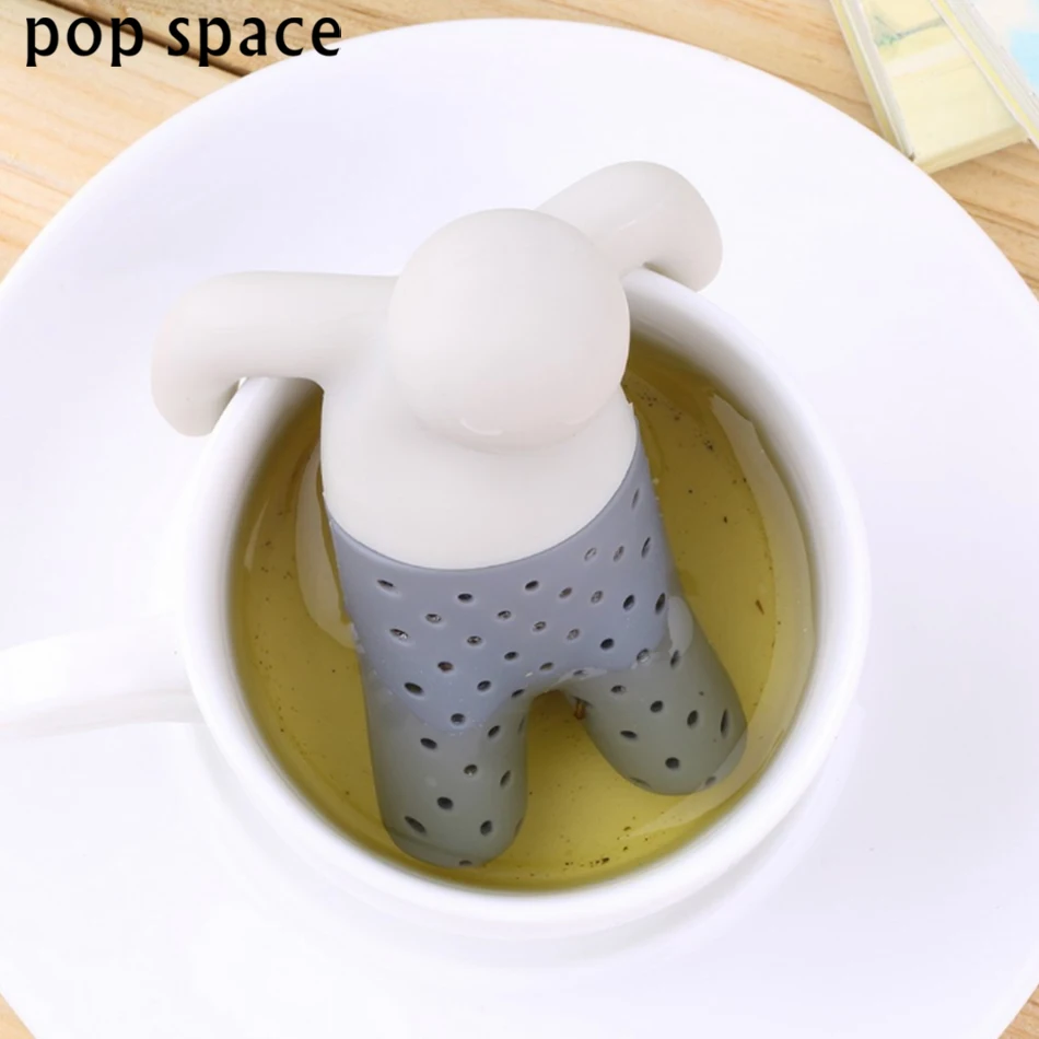 Pop space Leaf чай для пивоварения Mr Little Man ситечко еда класс силиконовые термостойкие