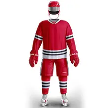 Прохладный Хоккей Дешевые дышащие пустой тренировочный костюм хоккейный свитер индивидуальные E022