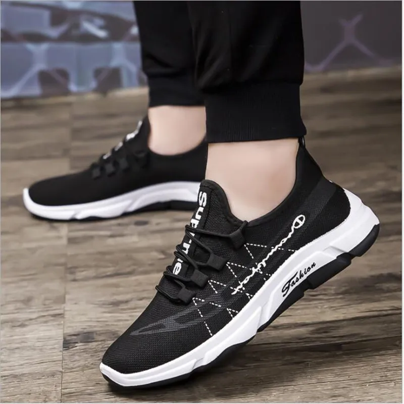 

Male Breathable Comfortable Casual Shoes Fashion Men Canvas Shoes Lace up Wear-resistant Men Sneakers zapatillas deportiva