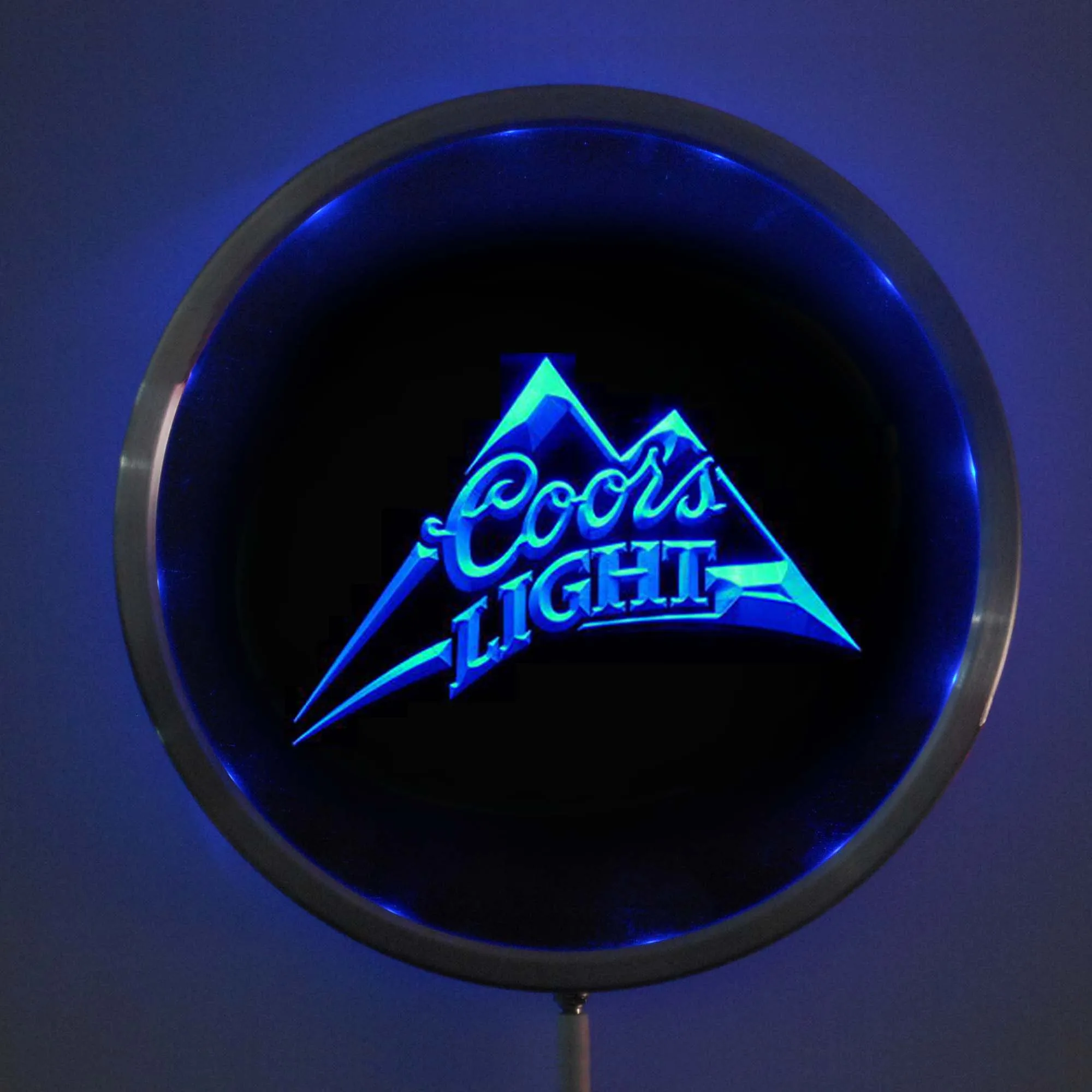 rs 0004 Coors Light Beer LED Neon Round Signs 25cm/ 10 Inch Bar Sign