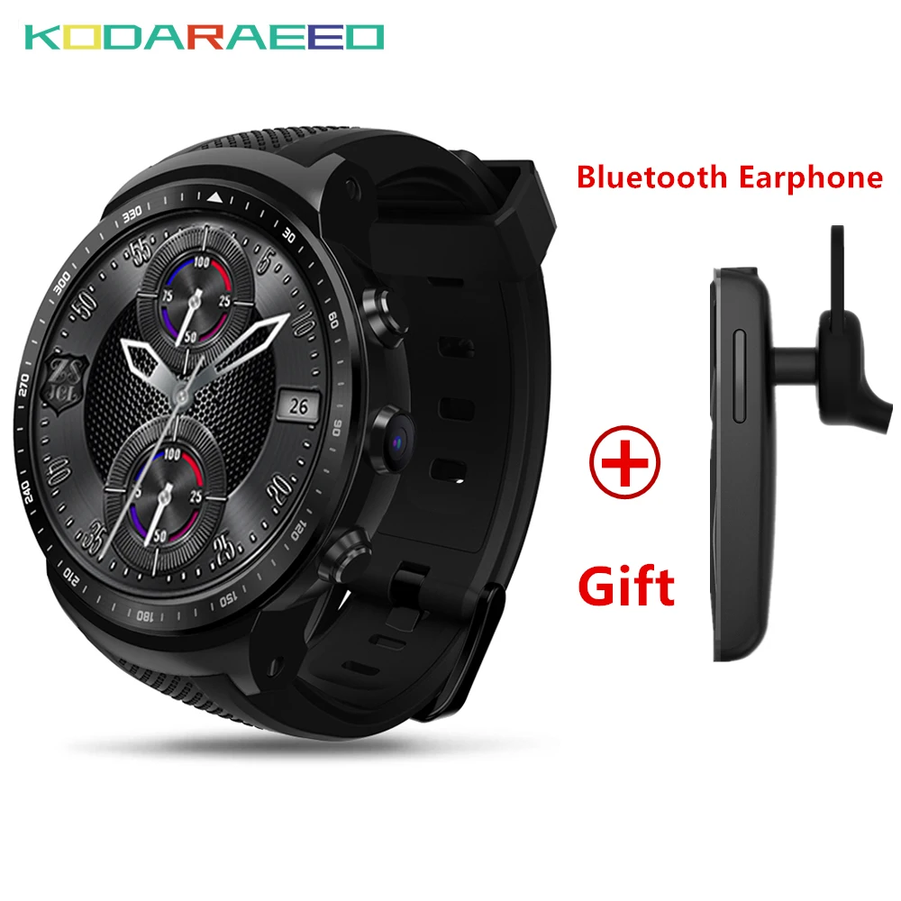 

Thor PRO Smart watch Android 5.1 MTK6580 Quad Core 16GB 2.0 MP Camera Heart Rate tracker 3G GPS WIFI Smart Watch phone BT 4.0