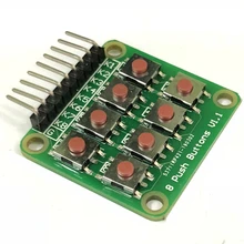 Адаптер объектива для камер Micro переключатель 2X4 матрица клавиатура 8-битный Кнопка независимых по одной кнопке-чип увеличения доступного пространства клавиатурный модуль