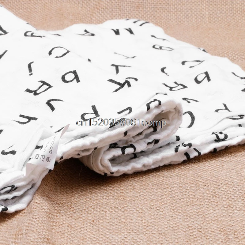 Детские пеленания одеяло мягкие из муслина для новорожденных младенческой 100% хлопок пеленать полотенца # K4UE # Прямая поставка