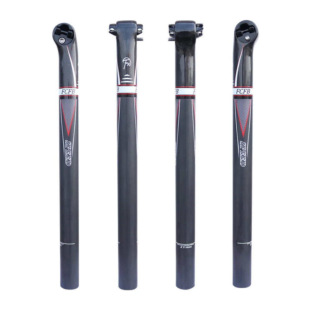 2017 FCFB back 5mm glossy +matt Carbon Seatpost Bike Seatpos MTB Road