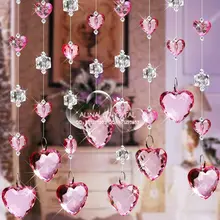 free shipping 1 1 5m W H Sparkling Acrylic Material Beaded font b Curtains b font