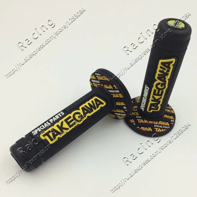 Желтый ручка takegawa Высокое качество Универсальный мотоцикла Байк мотокросс яма 7/" Руль управления для мотоциклов ручки специальные части