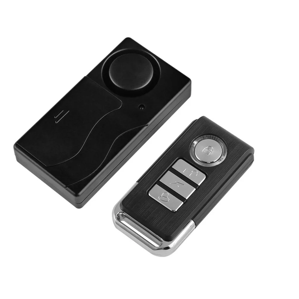 

Compact Small 105dB Ultra-loud Vibration Perception Wireless Vibration Trigger Safety Alarm with Remote Control