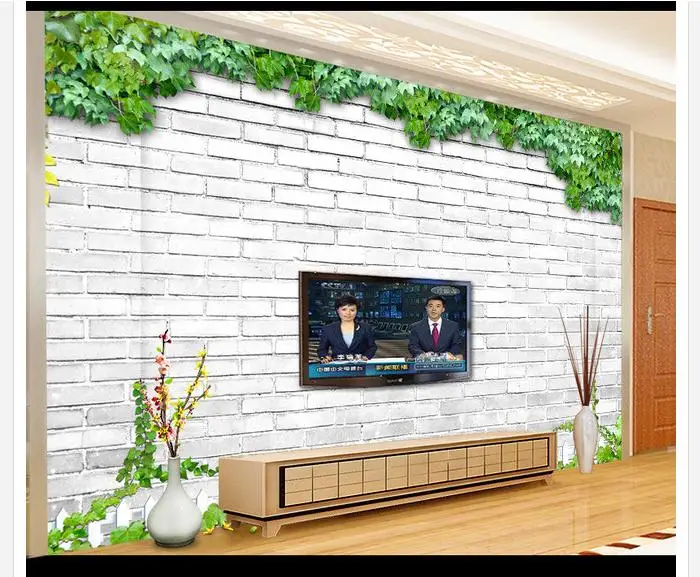 3d обои на заказ ТВ фрески для гостиной цветок настенное украшение телевизора