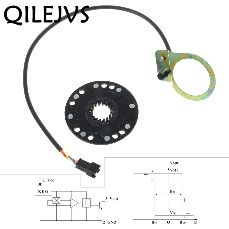 Импульсный датчик мощности для транспортного средства, литиевый аккумулятор для электровелосипеда, стандартный усилитель 8 магнитных 35 см, длина линии