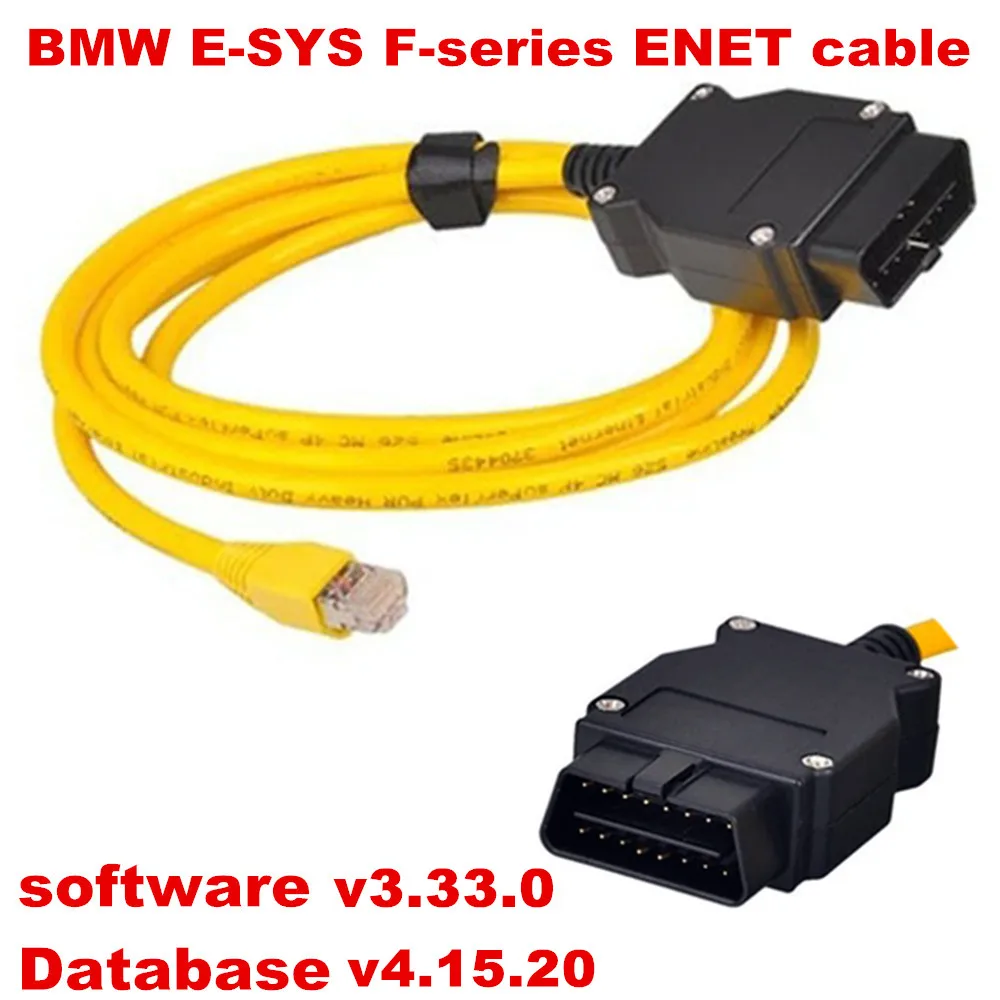 Кабель ESYS v3.33.0 для передачи данных v4.15 20 кабель bmw ENET Ethernet к OBD OBD2 интерфейс