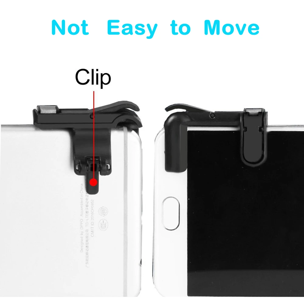 PUBG Mobile Game Pad Controller with L1 R1 Triggers PUGB Phone Gamepad L1R1 Buttons Shooting Gaming Gamepads for iPhone Android PUBG Mobile Game Pad Controller with L1 R1 Triggers PUGB Phone Gamepad L1R1 Buttons Shooting Gaming Gamepads for iPhone Android