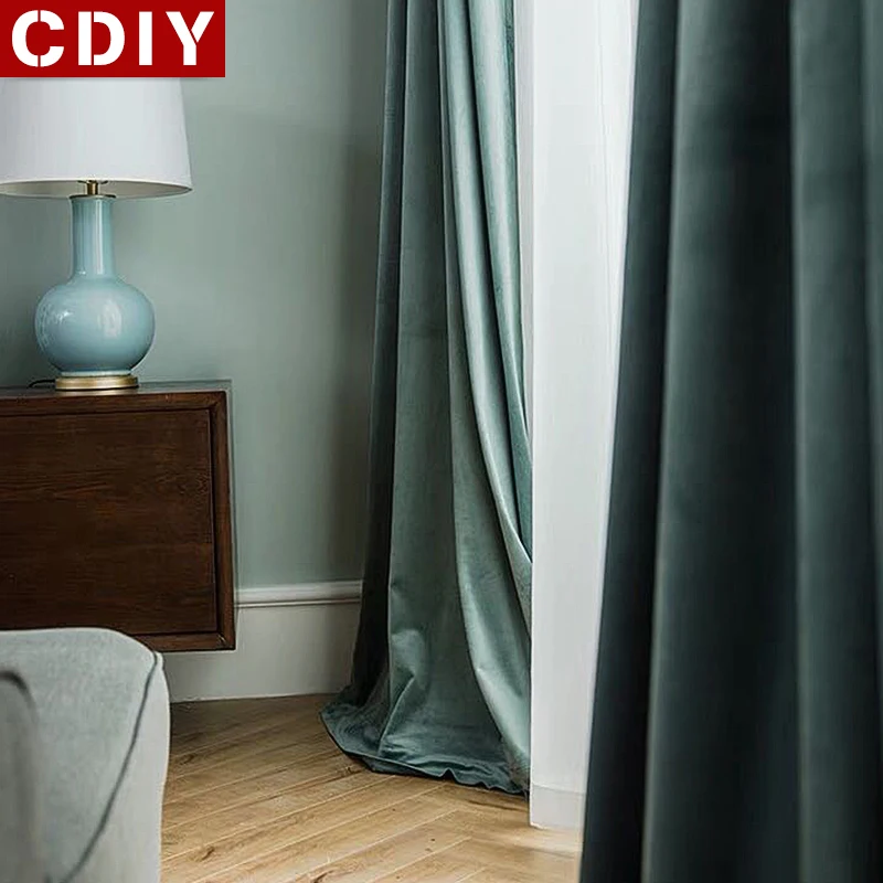 CDIY роскошные европейские оконные шторы для спальни гостиной кухни плотные
