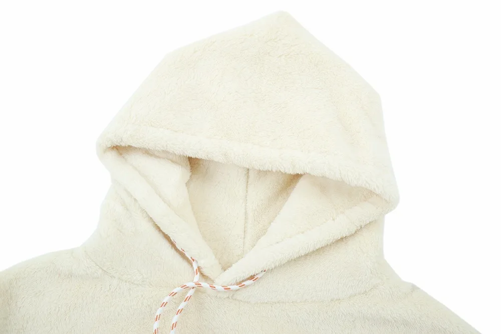 2019 INS Europe America Justin Bieber Men Pullover Fleece Sherpa Hoodies Keep warm Fashion Hiphop oversized Clothing Sweatshirts