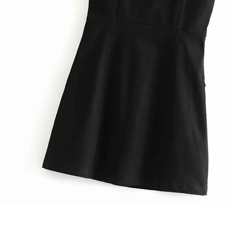 Sexy Strap Dress Cowboy Wild Women's Casual Summer Sleeveless Slim Adjustable Shoulder Strap Dress Fashion Buckle Short Dresses