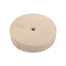 1 шт. " круглый Полировочный круг Войлок бежевый Полировочный шлифовальный Круглый Круг шерсть Мягкий войлок Полировочный диск для дерева металл