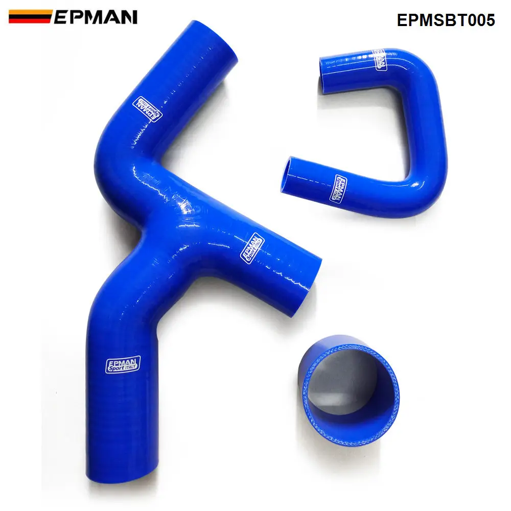 

Racing Silicone Turbo Radiator Intercooler Y- Pipe Hose kit For Subaru Impreza WRX GC8 EJ20 2.0 97-00 (3pcs) EPMSBT005
