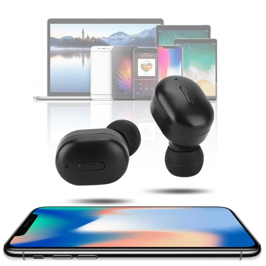 T1 TWS bluetooth-гарнитура 3D HiFi Беспроводные стереонаушники мини наушники IPX7 водонепроницаемые спортивные наушники эргономичный дизайн