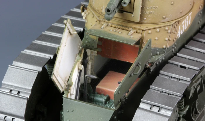 1/35 Мэн TS008 французский FT17 легкий танк с внутренней структурой модель хобби