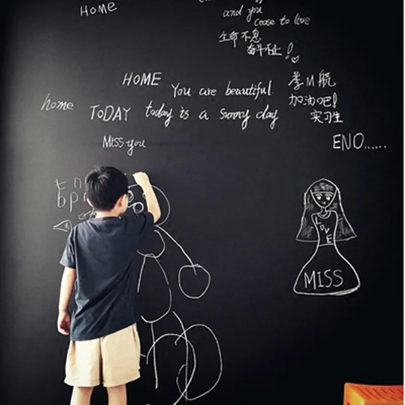 Aliexpress.com : Buy 60x200cm Wall Stickers Chalkboard Stickers ...