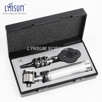 

New Medical Otoscope Diagnositc Ear Eye Care Kit Direct Otoscope Ophthalmoscope Set