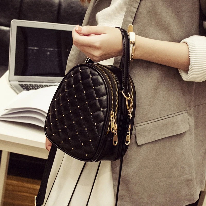  REPRCLA Luxury Handbags Women Bags Designer Small Shoulder Bag Fashion Plaid PU Leather Crossbody B - 32940972054