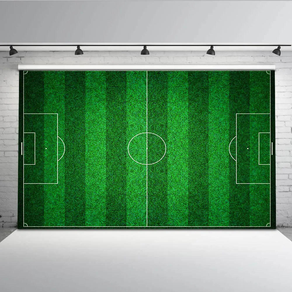 

Mehofoto Green Grass Backdrop for Photography Football Field Photo Background for Photographers Studio MW-130