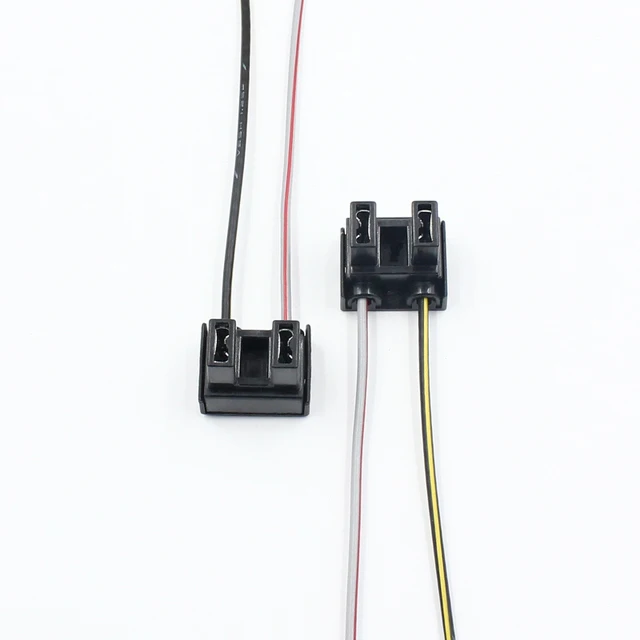Greluma 2 Pcs Prise De Connecteur De Phare En Céramique H7 Pour Kit De Conversion De Faisceau De Câblage De Prise De Phare De Remplacement De LED