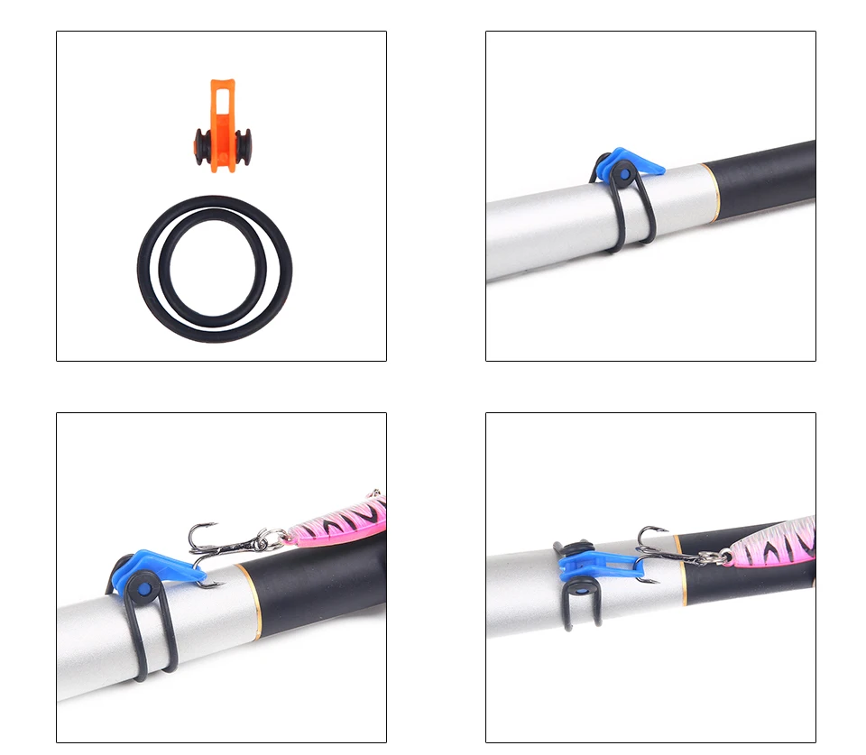 10 шт./пакет пластик рыболовный крючок безопасный хранитель держатель Соблазнительные аксессуары джиг Крючки безопасное хранение для