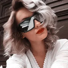 Роскошные квадратные итальянские солнцезащитные очки унисекс для женщин, брендовые дизайнерские солнечные очки с алмазным покрытием, модные очки черного и серебристого цветов