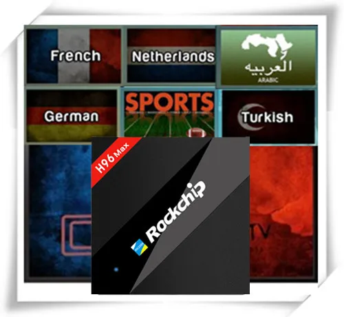 

FrenchIPTV 2018 New H96 MAX Android 7.1 BOX 4/32G French/Arabic/Netherland/Turkish/India/EX-YU/UK/CA/Africa/Germany/Swenish iptv