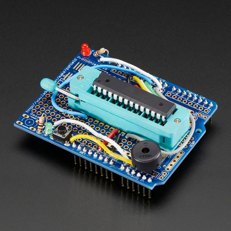 

1 pcs x 462 Standalone AVR ISP Programmer Shield Kit includes blank chip turn any Arduino into an AVR chip burner