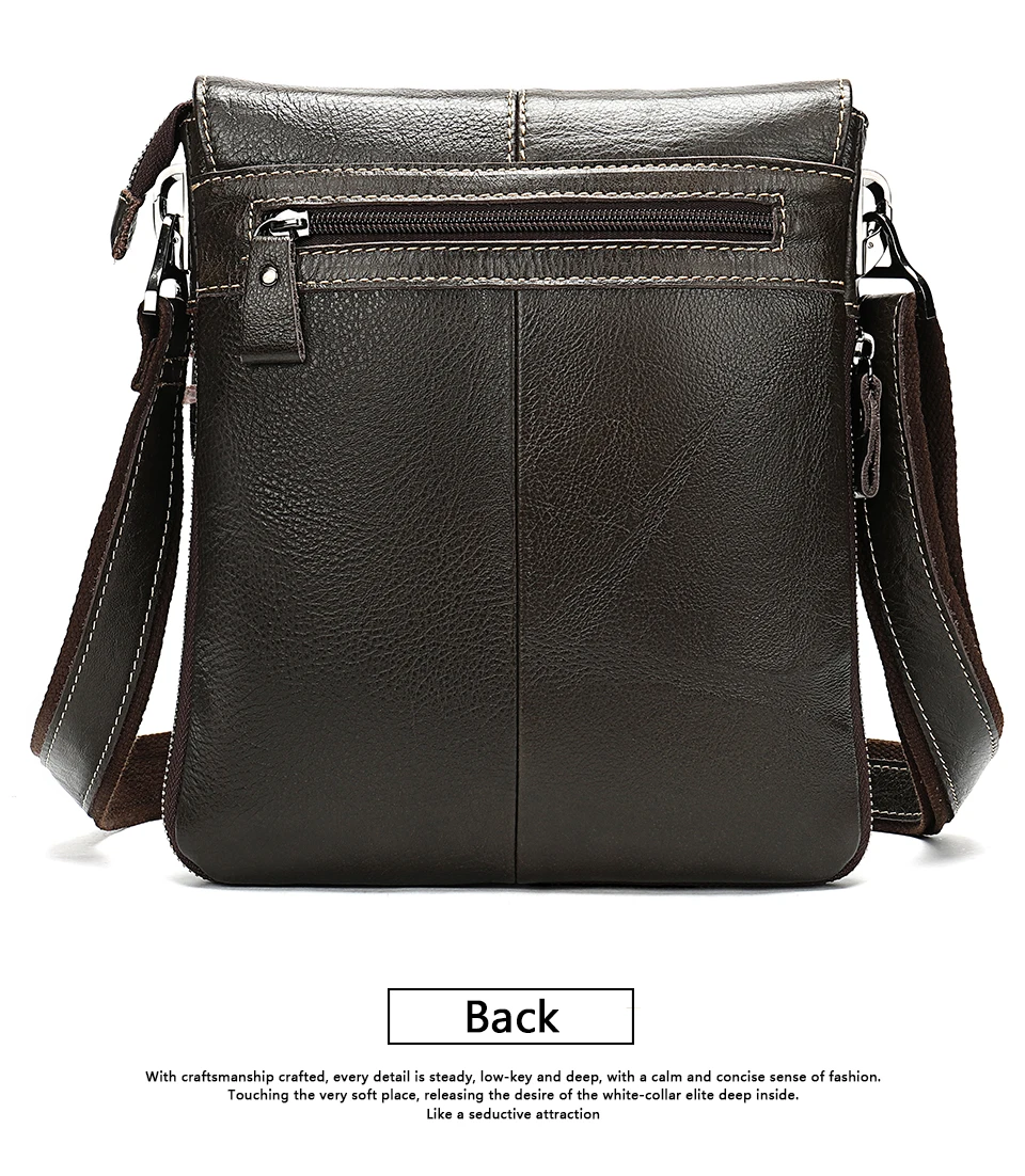 WESTAl, натуральная кожа, сумка-мессенджер, мужские сумки через плечо, повседневные, с клапаном, на молнии, сумка через плечо, мужские сумки, дизайнерские сумки 8006
