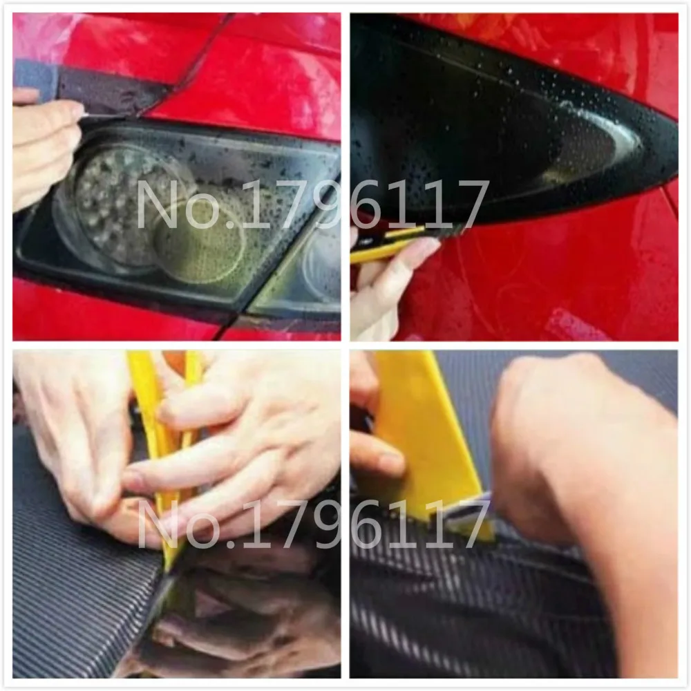7Pcs Car Auto Window Car Stickers Scraper Wrapping Tint Vinyl Film Wrap Application Installation