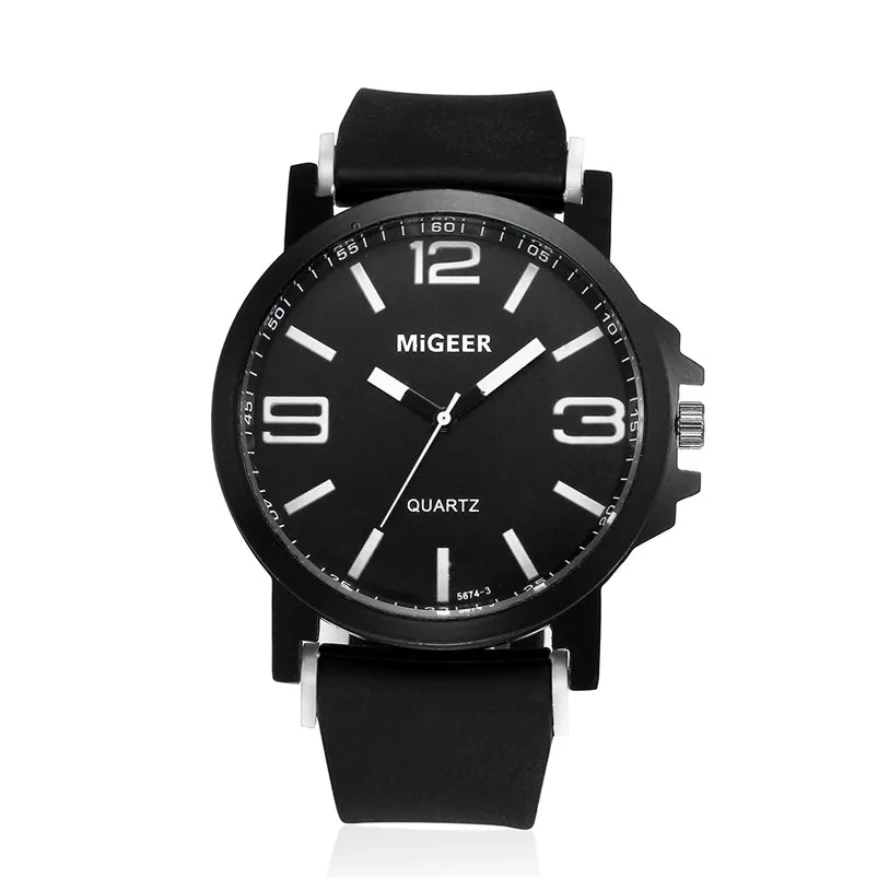 Luxury Brand Men Watches 2018 Fashion Silicone strap Sport Cool Quartz Analog Wrist Watch clock Hours relojes hombre 3M29#N (2)