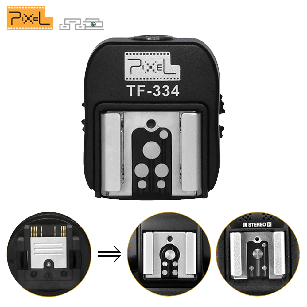 Адаптер Pixel TF 334 Mi Hot Shoes для конвертации камеры Sony A7 A7S A7SII A7RII A7II Canon Nikon Yongnuo Flash