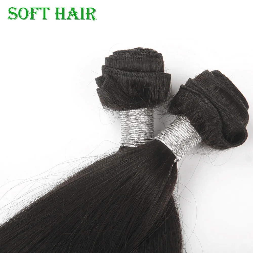 4 bundles Brazilian virgin hair straight with lace closure 6