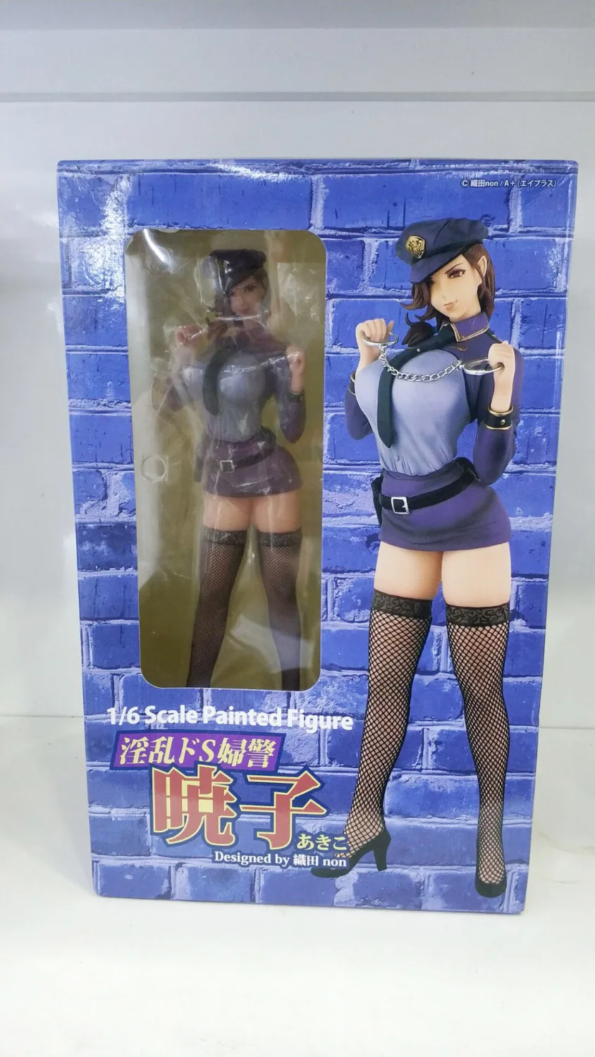 

Hot Sale Figurine Akiko Nasty de S policewoman A+ Nasty S Police Woman Complete Super Sexy with Handcuffs Figure Toys 27cm