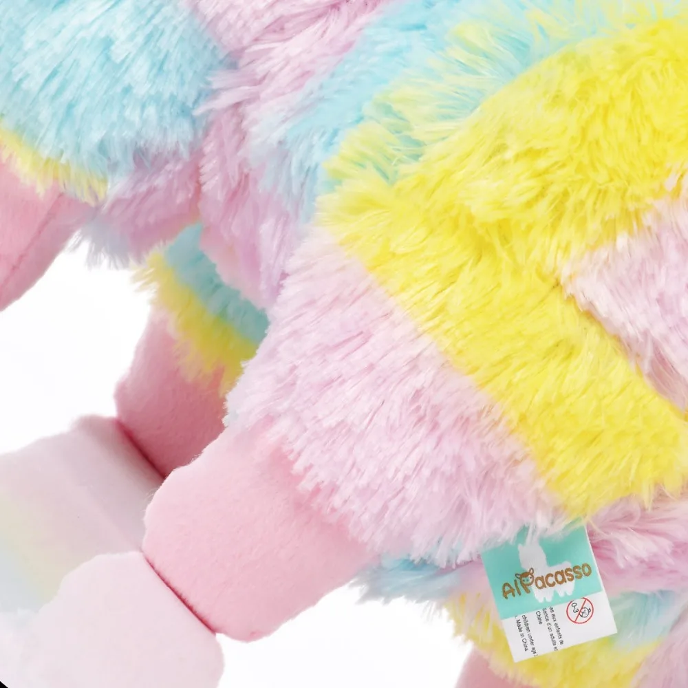 30*28 см Милая Радужная Альпака мягкая плюшевая игрушка Kawaii лама Arpakasso хлопковая