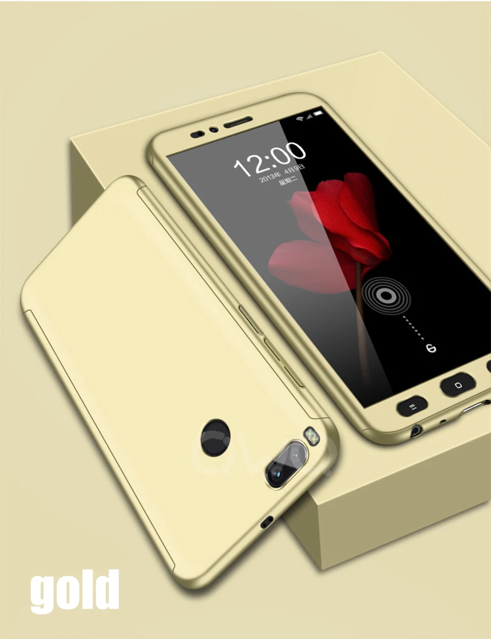 360 Degree Protection Hard Cases For Xiaomi Redmi 4X 4A 5A 5 5 Plus Note 5 5A Shockproof Full Cover  Phone Shell 12