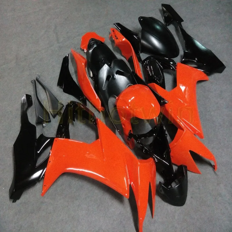 Пользовательские Обтекатели мотоцикла для KAWASAKI ZX10R 2008 2009 2010 ZX-10R 08-10 обвес комплект+ Бесплатные Винты+ светло-голубой - Цвет: B