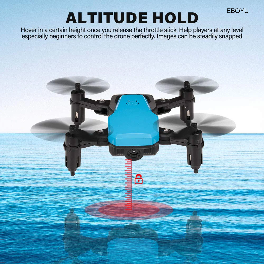 EBOYU SG800 Радиоуправляемый Дрон 720P/480P HD камера Wi Fi FPV жест Фото Видео удержание