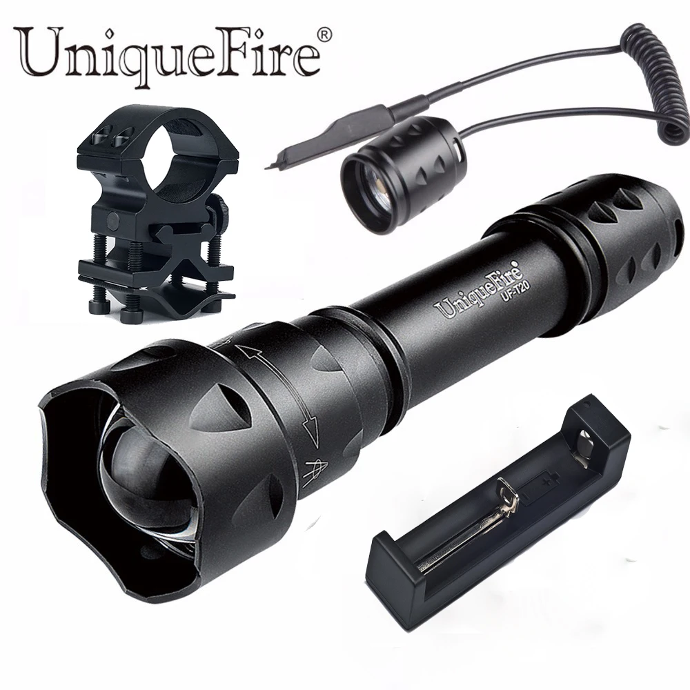 UniqueFire T20 IR 850NM Lamp Troch, Infrared Night Vision Flashlight